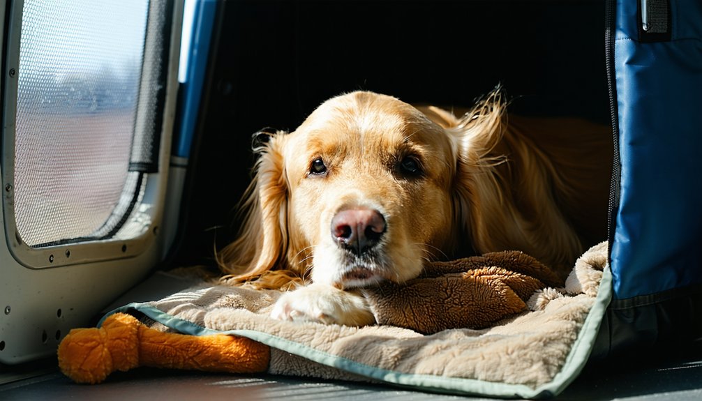 avoid dog sedation in flight