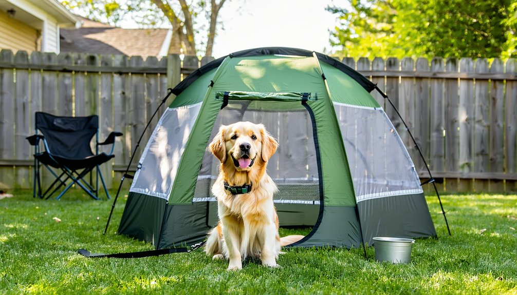 backyard camp desensitization training