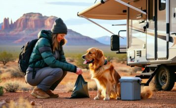 How to Handle Dog Waste Responsibly While Boondocking on Public Land boondocking dog waste cleanup