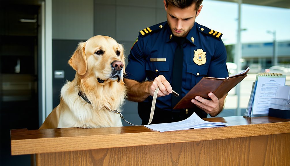 border dog paperwork fixes