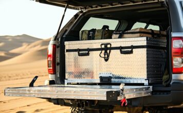 How to Set Up a Crash-Tested Crate System in a Truck Bed for Long Overland Trips crash tested truck bed crate system