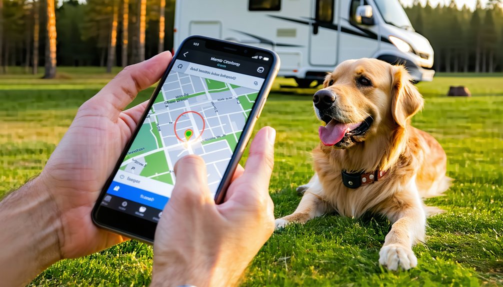 create gps fence boundary