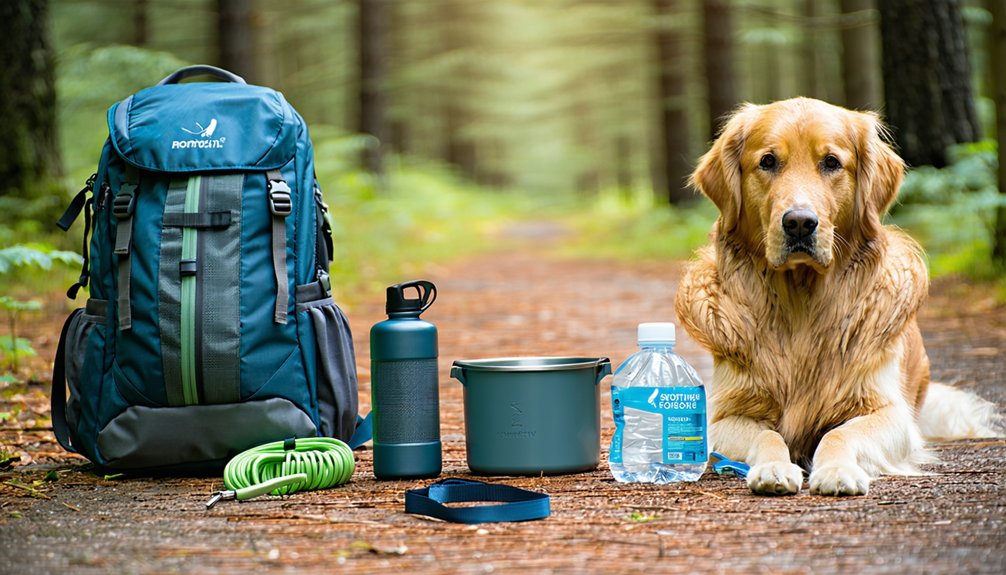 dog hiking essentials kit list