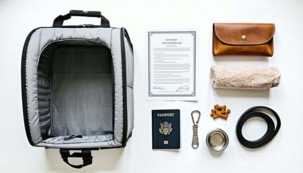 dog travel rabies documentation needed