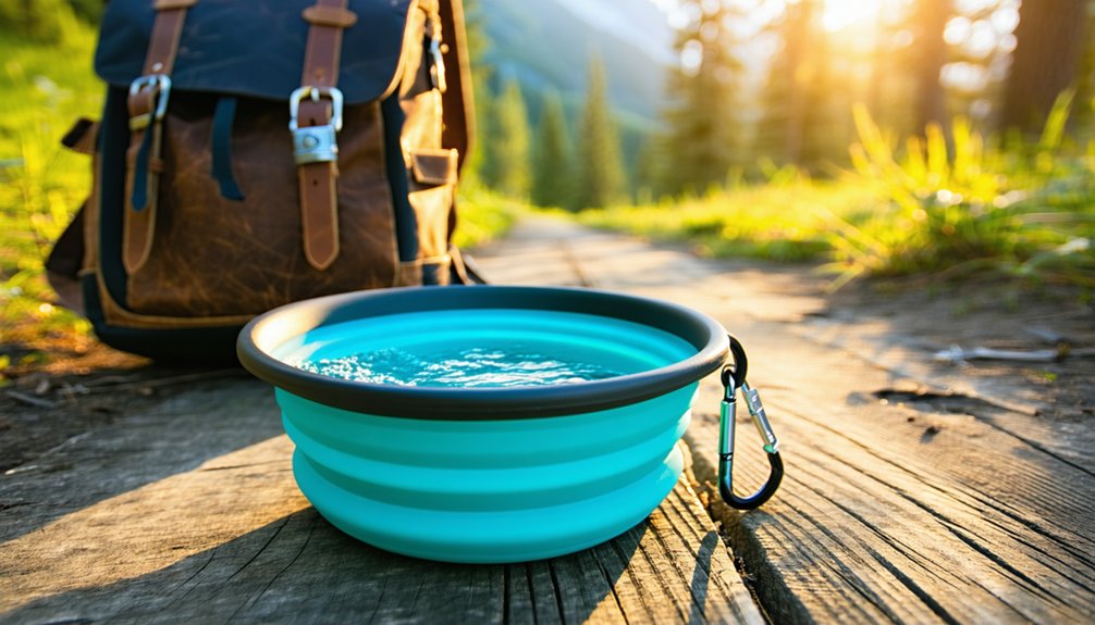 durable 25oz collapsible bowl