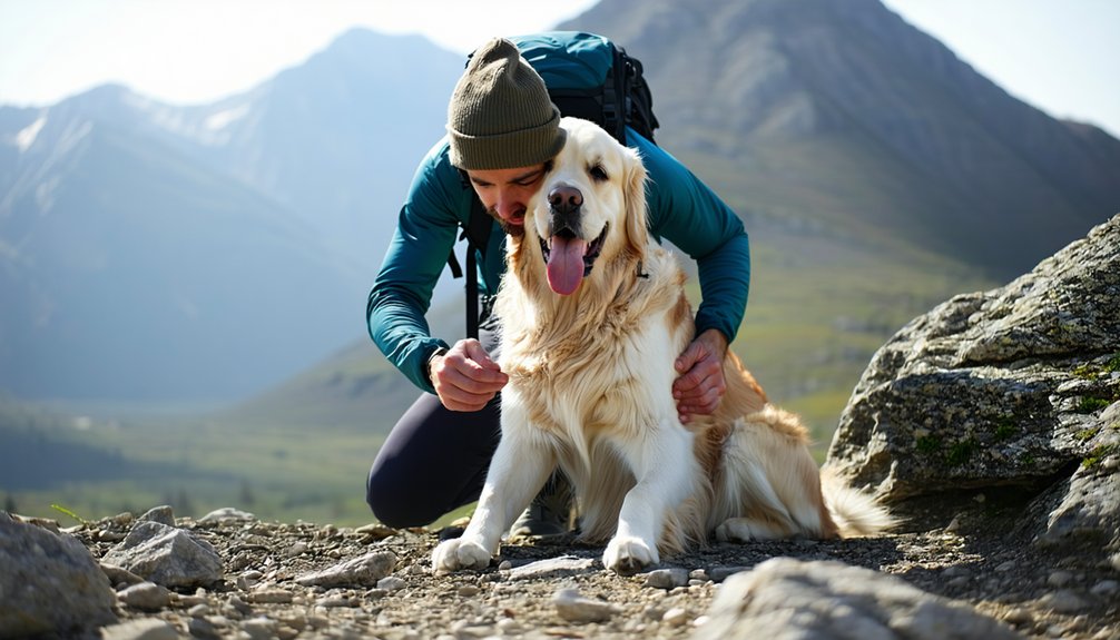 femoral pulse and rectal temperature