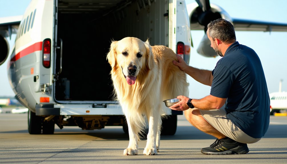 immediate post flight dog check