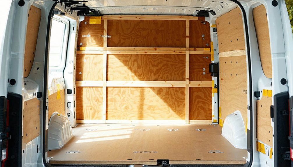 insulated floor layered assembly