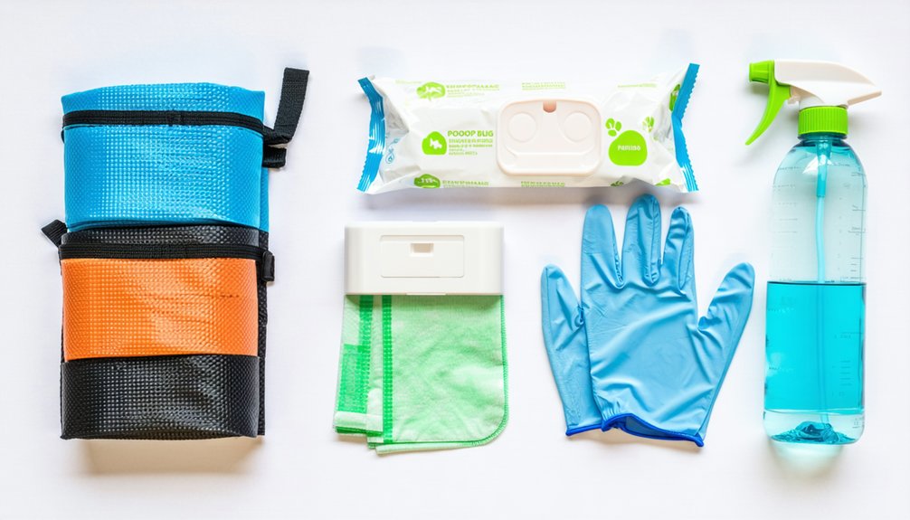 leakproof waste cleanup gear