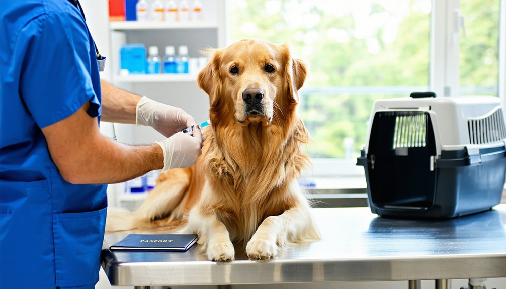rabies vaccine microchip proof
