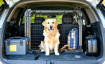 Securing Loose Gear So It Doesn’t Injure Your Dog in a Sudden Stop secure dog kennel accessories