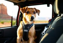 How to Securely Anchor a Dog Harness in a Moving Jeep on Rough Terrain securely anchor dog harness jeep