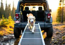 The Best Ramps for Senior Dogs to Enter Lifted Overland Vehicles senior dog ramp for suvs