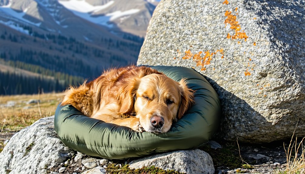 wind sheltered leeward dog bedding