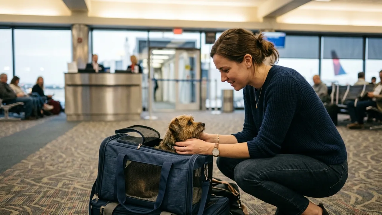 Airport pre-flight preparation — Business vs Economy: Does Cabin Class Change Your Dog's Flying Experience?