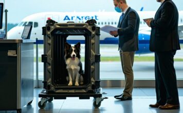 How to Handle Your Dog’s Arrival and Customs Pickup at the Destination Airport airport pet customs procedure