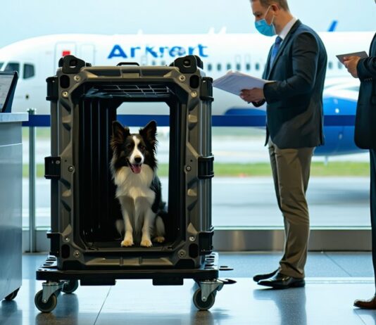 How to Handle Your Dog’s Arrival and Customs Pickup at the Destination Airport airport pet customs procedure