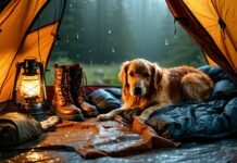 Sharing a Backpacking Tent With a Wet, Muddy Dog: Systems That Work camping with dirty dogs