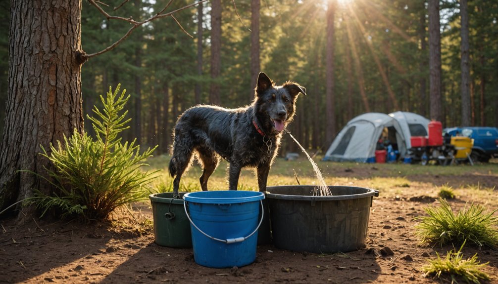 dog cleaning rinse systems