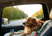 How to Keep a Dog Entertained on 10-Hour Interstate Driving Days dog road trip entertainment