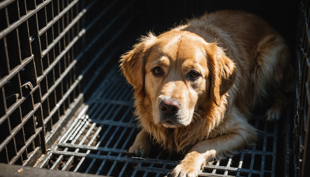 dogs overheat in cargo