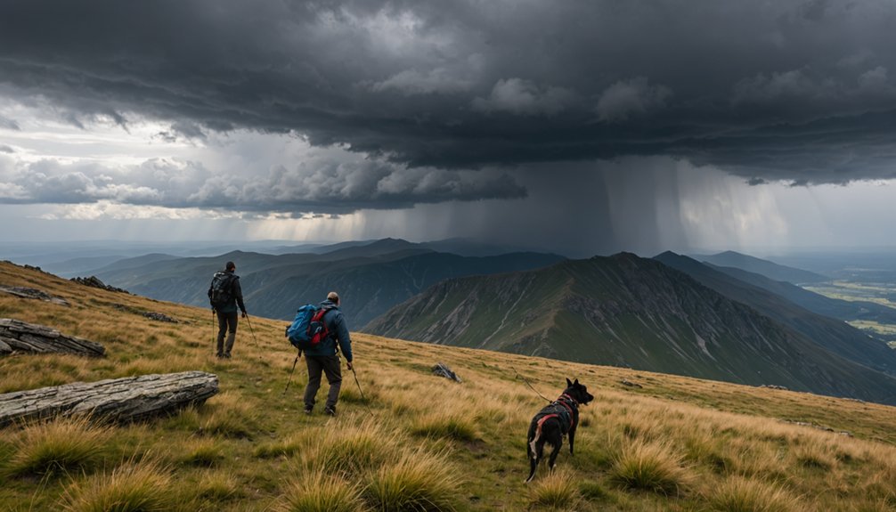 dogs sense pressure changes