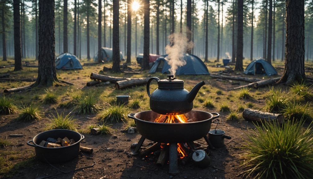 heating water in winter