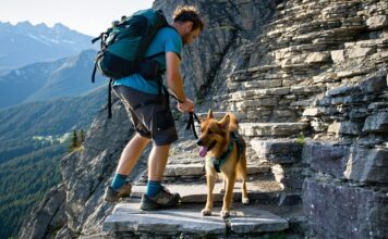 Class 3 Scrambling With a Dog: Harnesses, Spotting, and Limits hiking with your dog