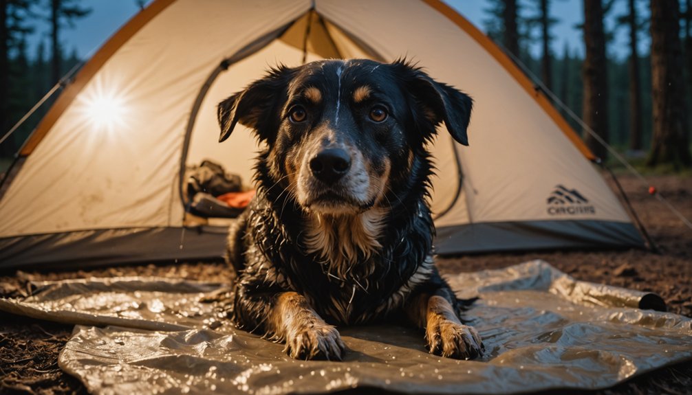 tent for wet dogs