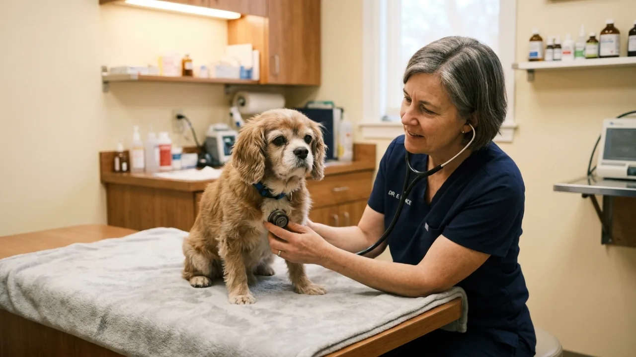 Vet checkup before flying — Flying with a Senior Dog: Extra Precautions Airlines Don't Tell You About