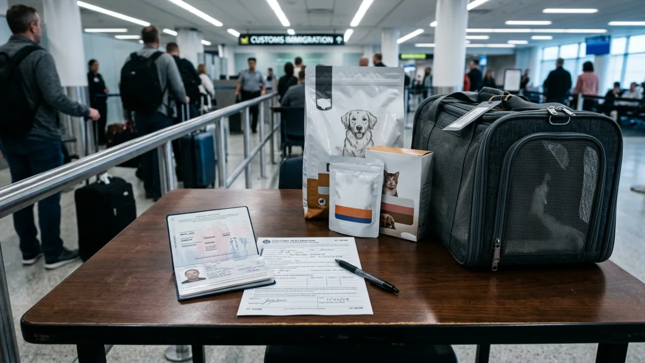 Customs and border inspection — Pet Food Import Restrictions: What You Can (and Can't) Carry Across Borders