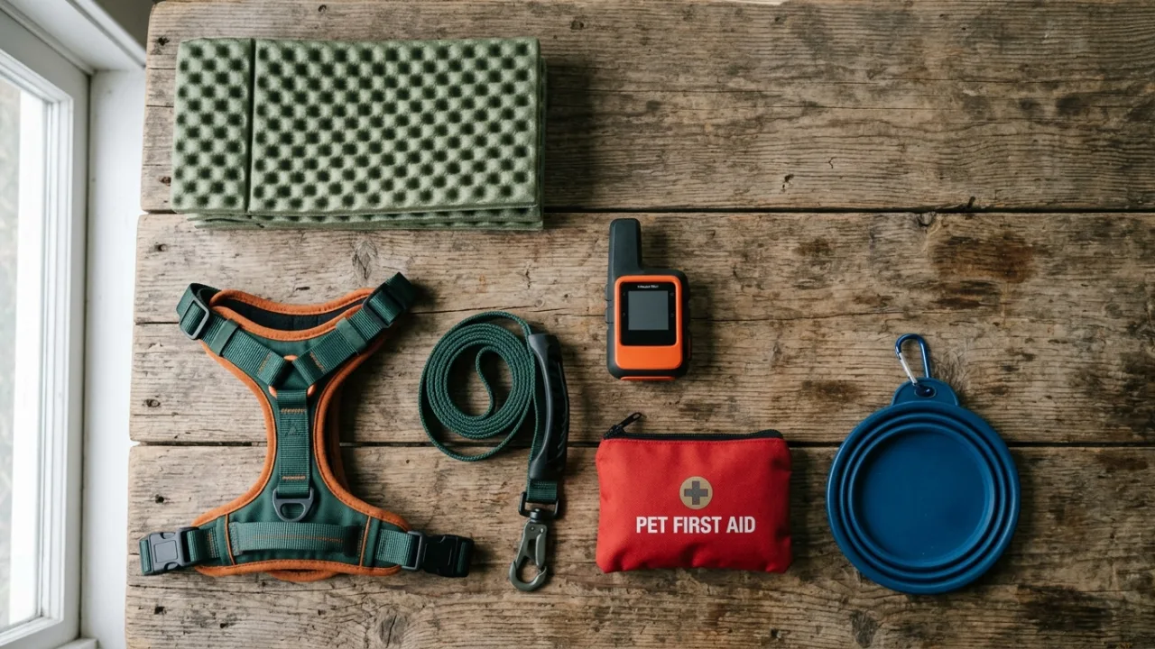 Gear and preparation visual — Lightning on Exposed Ridgelines: A Dog-Specific Evacuation Protocol