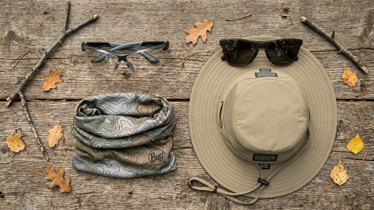 Section image - human eye protection comparison — Off-Trail Bushwhacking: Paw and Eye Protection When There's No Trail at All