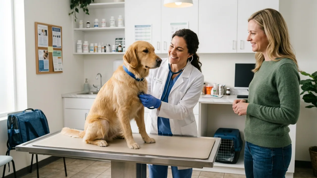 Section image - vet visit for replacement documents — What Happens If You Lose Your Dog's Paperwork Abroad: Emergency Replace